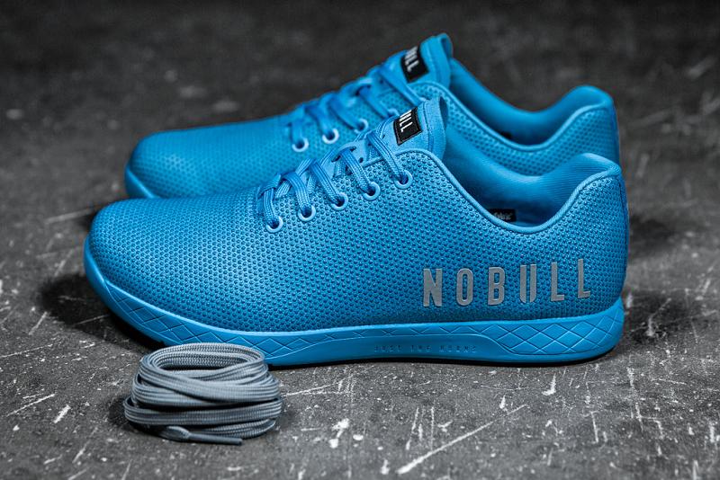 Men's Nobull Bright Blue Trainers Blue | SG E2205B